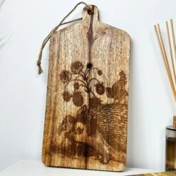 Darthome Limited Engraved Woodland Hedgehog Serving Board
