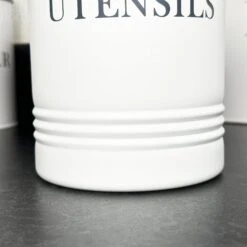 Darthome Limited White And Grey Utensil Holder -Decor Garden Shop IMG E1727