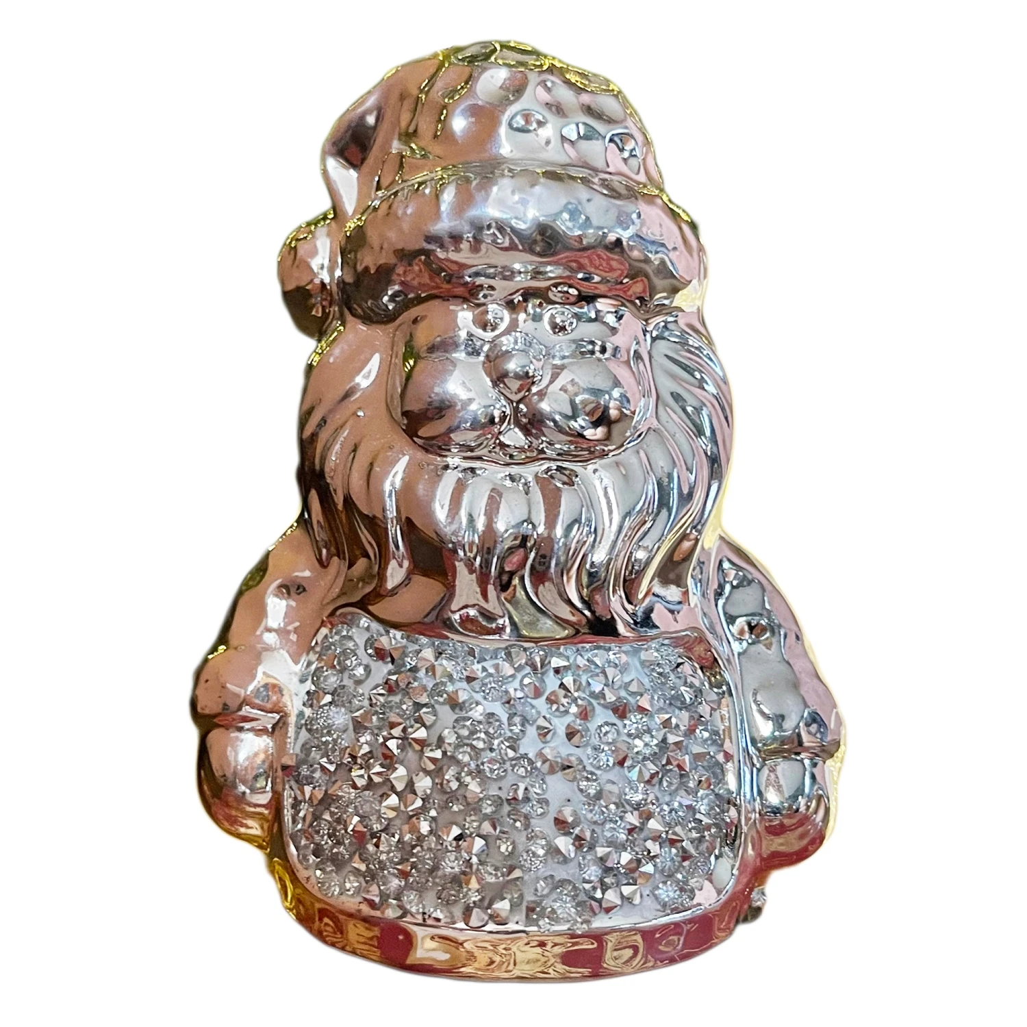 Darthome Limited Silver Sparkle Santa Claus Ornament 5 Darthome Limited Silver Sparkle Santa Claus Ornament - Image 5