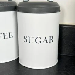 Darthome Limited 6 Piece White And Grey Kitchen Canister Set 19 Darthome Limited 6 Piece White And Grey Kitchen Canister Set -Decor Garden Shop IMG E1736 0261cbb1 13e8 4879 8cbb d8152550047f