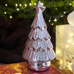 Darthome Limited Silver Sparkle Christmas Tree Ornament -Decor Garden Shop IMG E1745