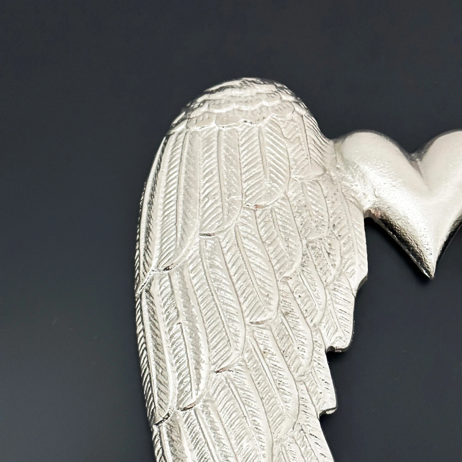 Darthome Limited Silver Angel Wings With Heart Deco 3 Darthome Limited Silver Angel Wings With Heart Deco - Image 3