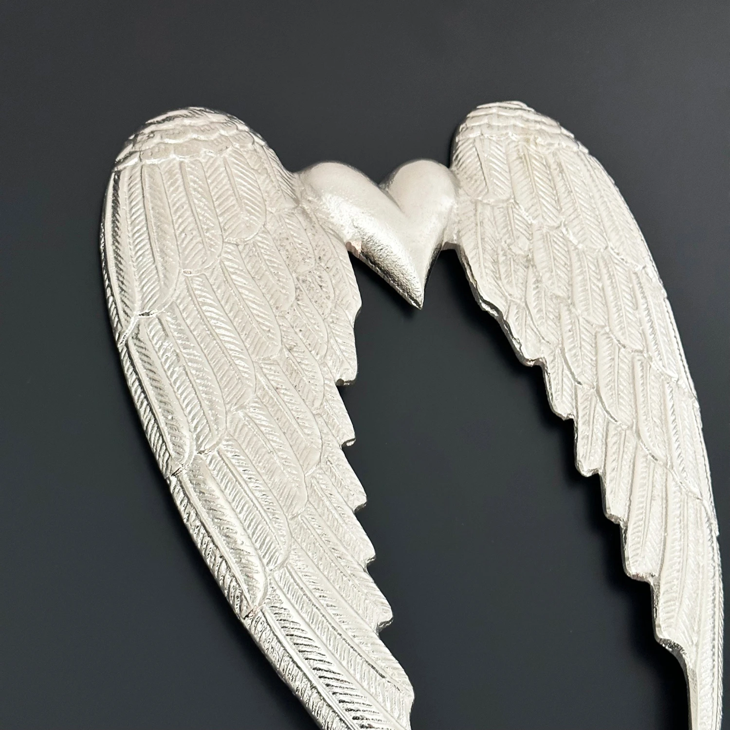 Darthome Limited Silver Angel Wings With Heart Deco 5 Darthome Limited Silver Angel Wings With Heart Deco - Image 5