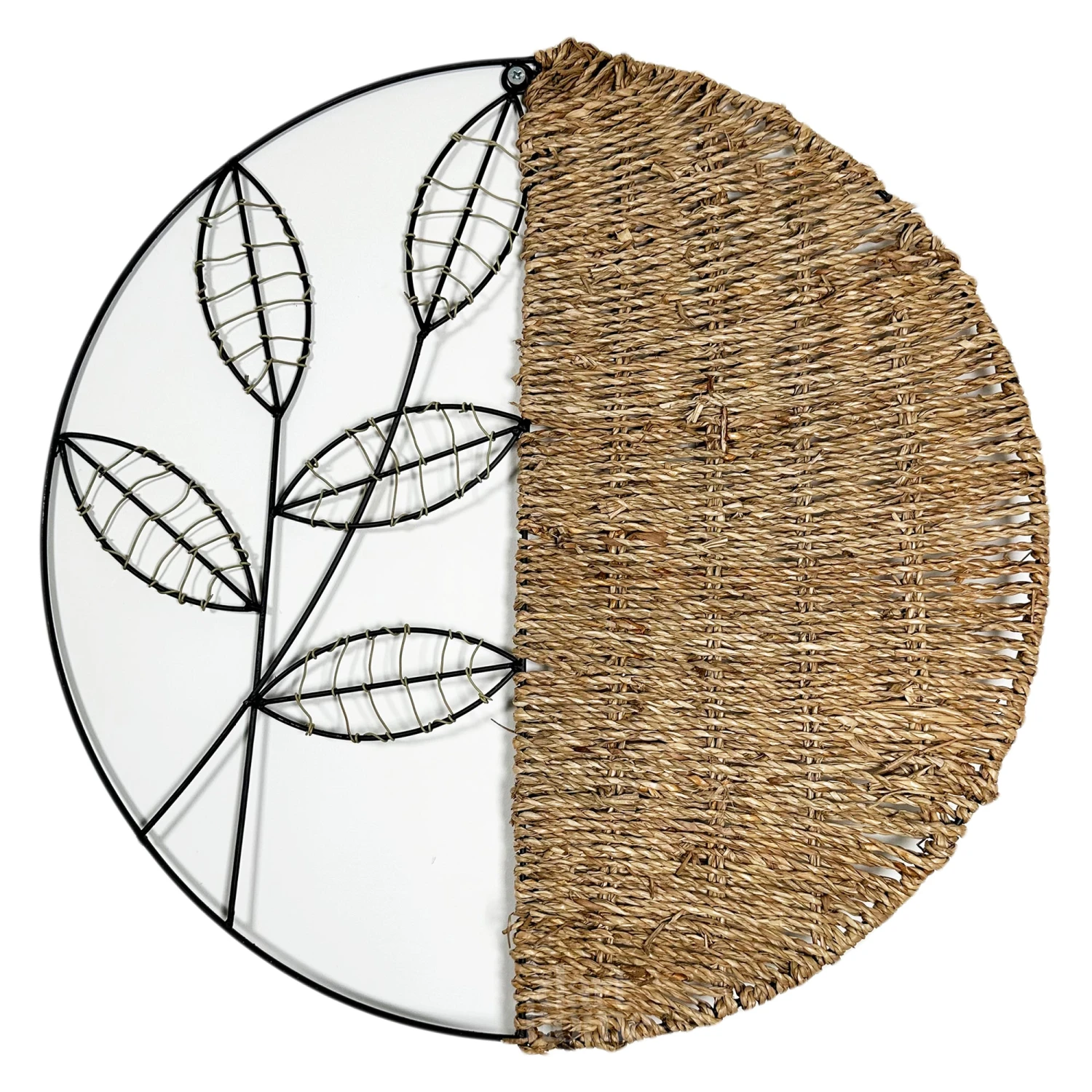 Darthome Limited Woven Rattan Leaf Wall Deco 50x50cm 8 Darthome Limited Woven Rattan Leaf Wall Deco 50x50cm - Image 8