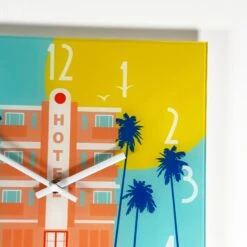 Darthome Limited South Beach Hotel Glass Wall Clock 10 Darthome Limited South Beach Hotel Glass Wall Clock -Decor Garden Shop IMG E1861 6d85730a 3e8e 4ffc 9758 c5bab54cc2dc