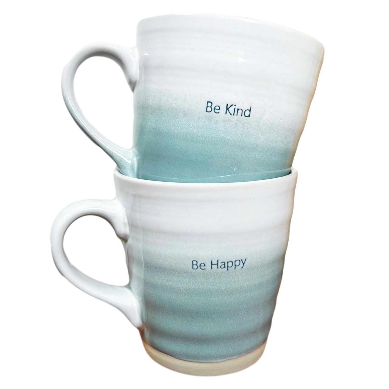 Darthome Limited Set Of 2 Blue Be Happy Quote Mugs 500ml 9 Darthome Limited Set Of 2 Blue Be Happy Quote Mugs 500ml - Image 9