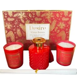Darthome Limited Winter Berries Christmas Candle Diffuser Gift Set 11 Darthome Limited Winter Berries Christmas Candle Diffuser Gift Set -Decor Garden Shop IMG E1905copy