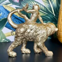 Darthome Limited Gold Monkey Figurine -Decor Garden Shop IMG E1932 1
