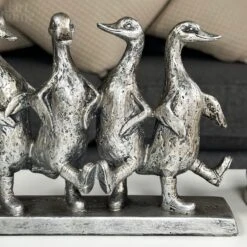 Darthome Limited Silver Five Dancing Ducks Sculpture -Decor Garden Shop IMG E1948 ea70549b ede0 4b21 a570 42b19f4ece8f
