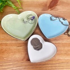 Darthome Limited Set Of 3 Heart Trinket Trays