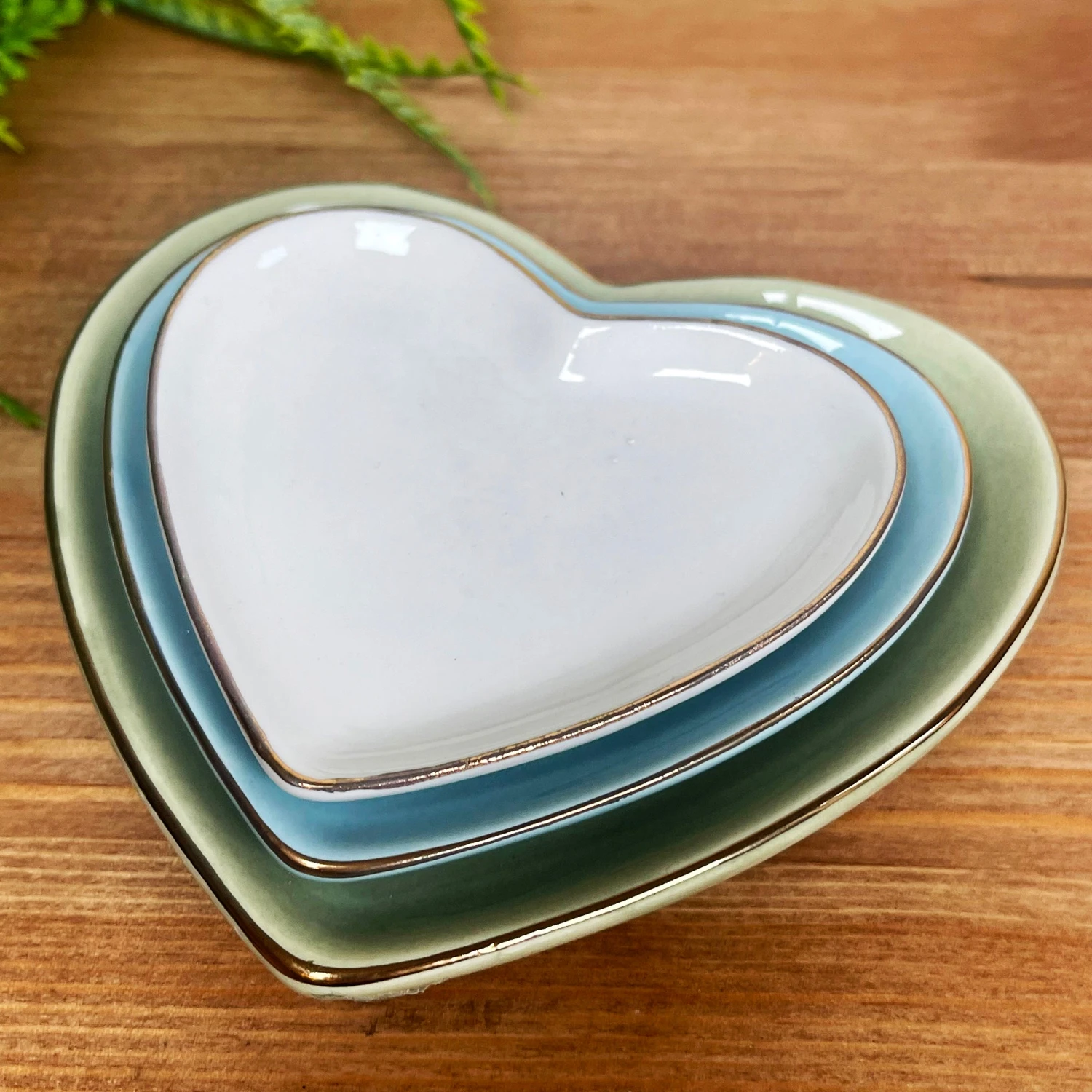 Darthome Limited Set Of 3 Heart Trinket Trays 5 Darthome Limited Set Of 3 Heart Trinket Trays - Image 5