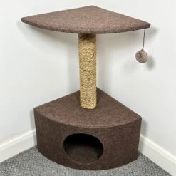 Darthome Limited Brown Corner Cat Scratcher Tree