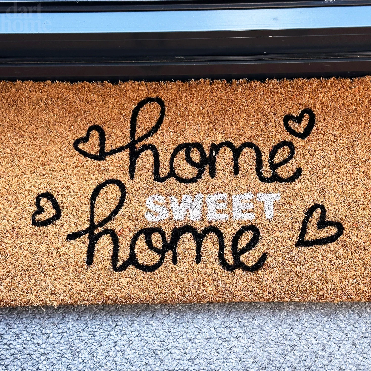 Darthome Limited Heart Home Sweet Home Door Mat 75x25cm 2 Darthome Limited Heart Home Sweet Home Door Mat 75x25cm - Image 2