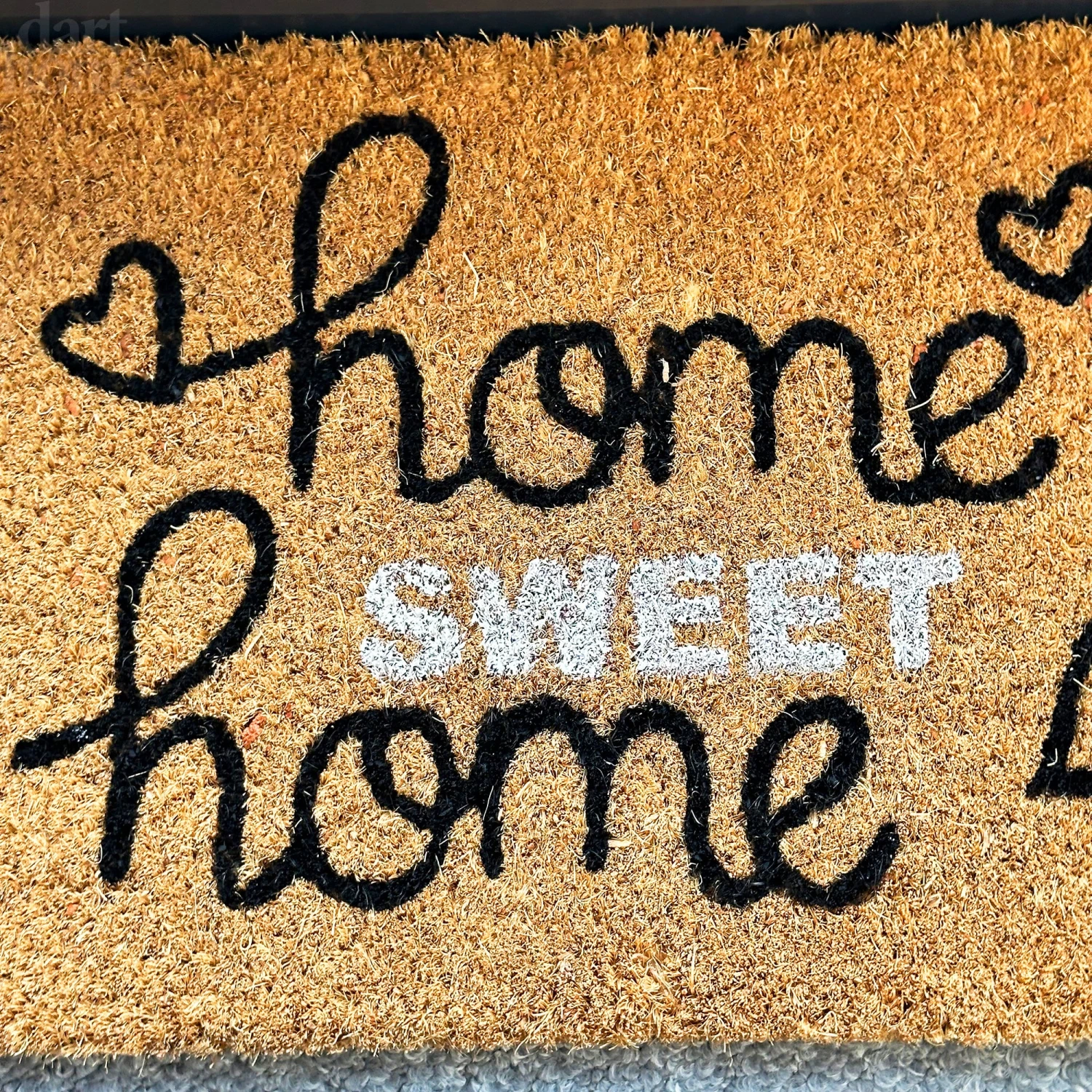 Darthome Limited Heart Home Sweet Home Door Mat 75x25cm 4 Darthome Limited Heart Home Sweet Home Door Mat 75x25cm - Image 4