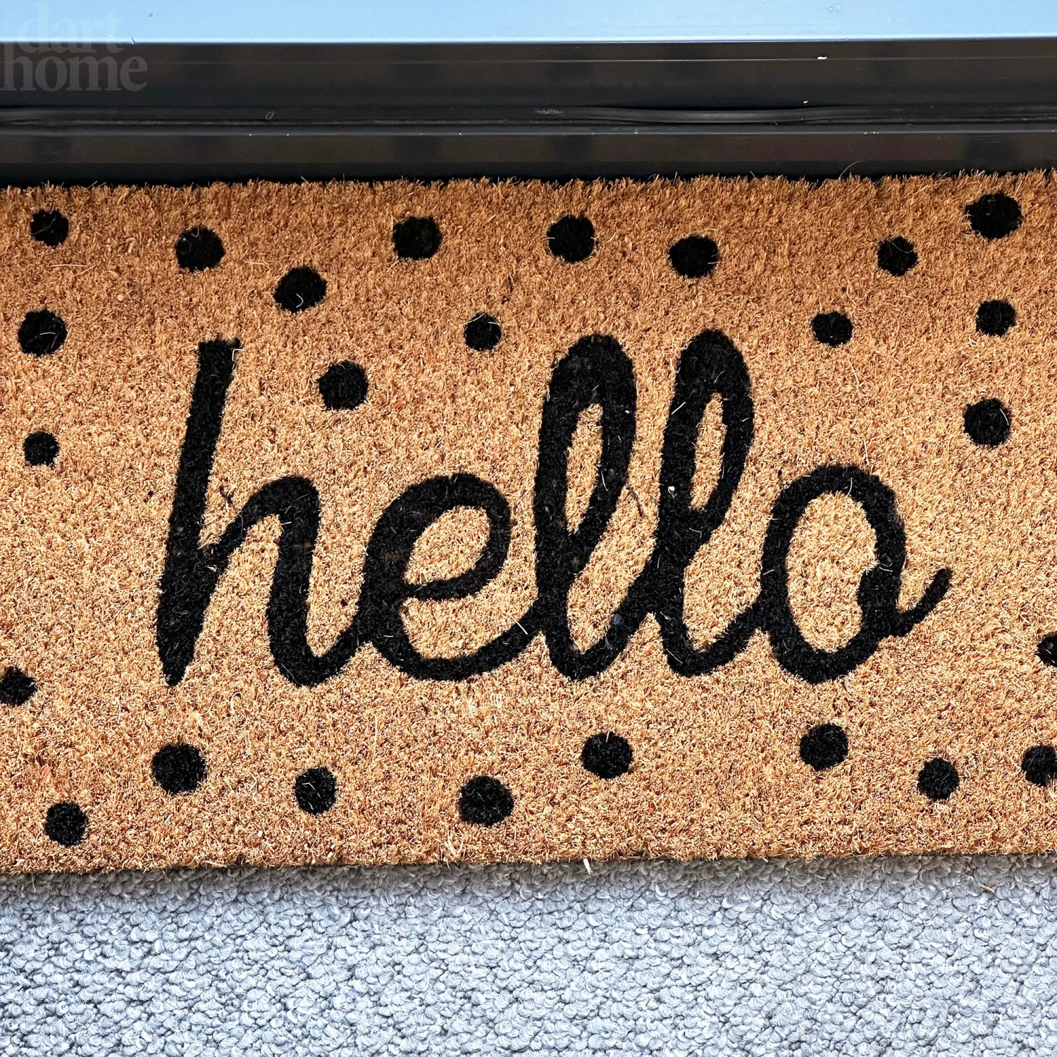 Darthome Limited Polka Dot Hello Door Mat 75x25cm 2 Darthome Limited Polka Dot Hello Door Mat 75x25cm - Image 2