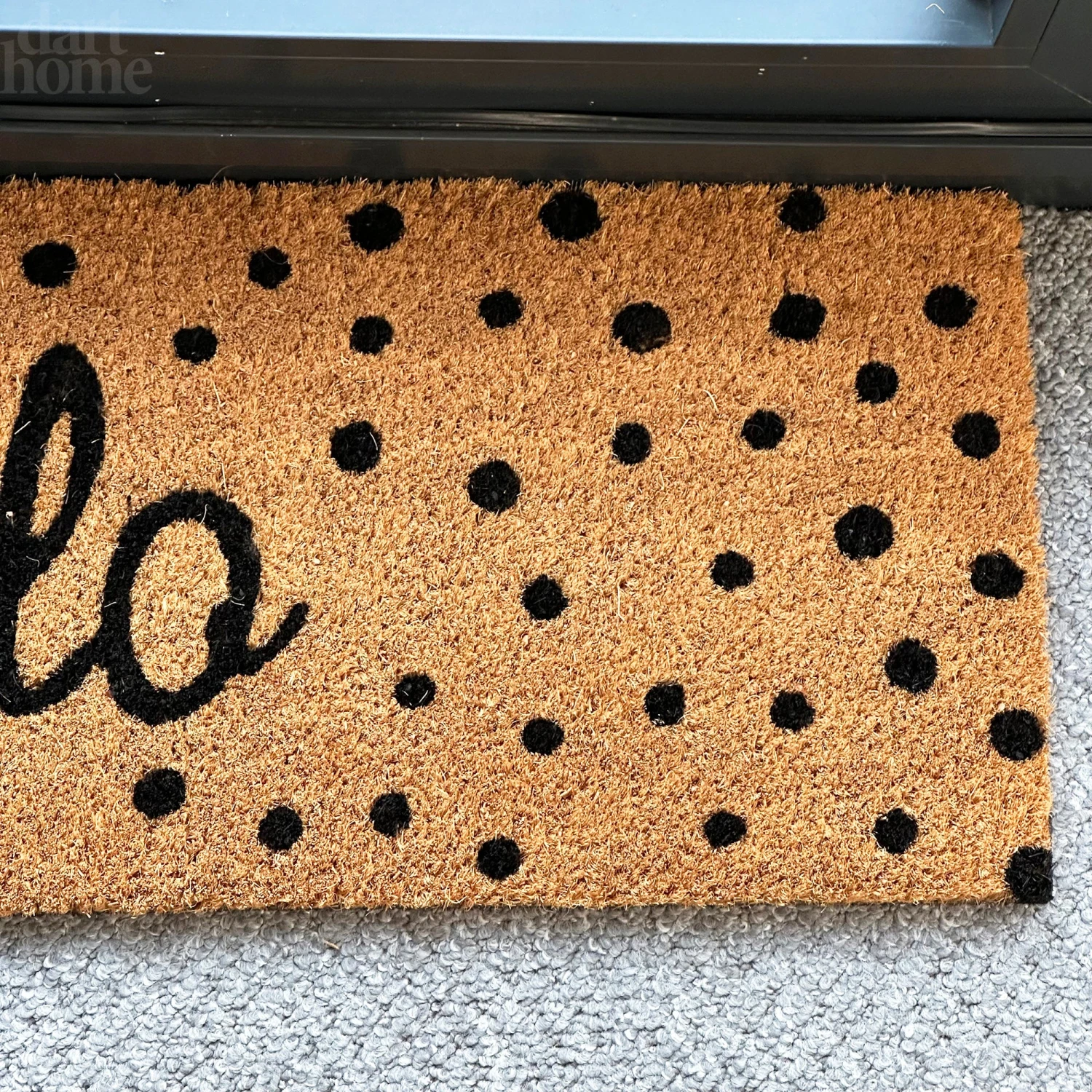 Darthome Limited Polka Dot Hello Door Mat 75x25cm 3 Darthome Limited Polka Dot Hello Door Mat 75x25cm - Image 3