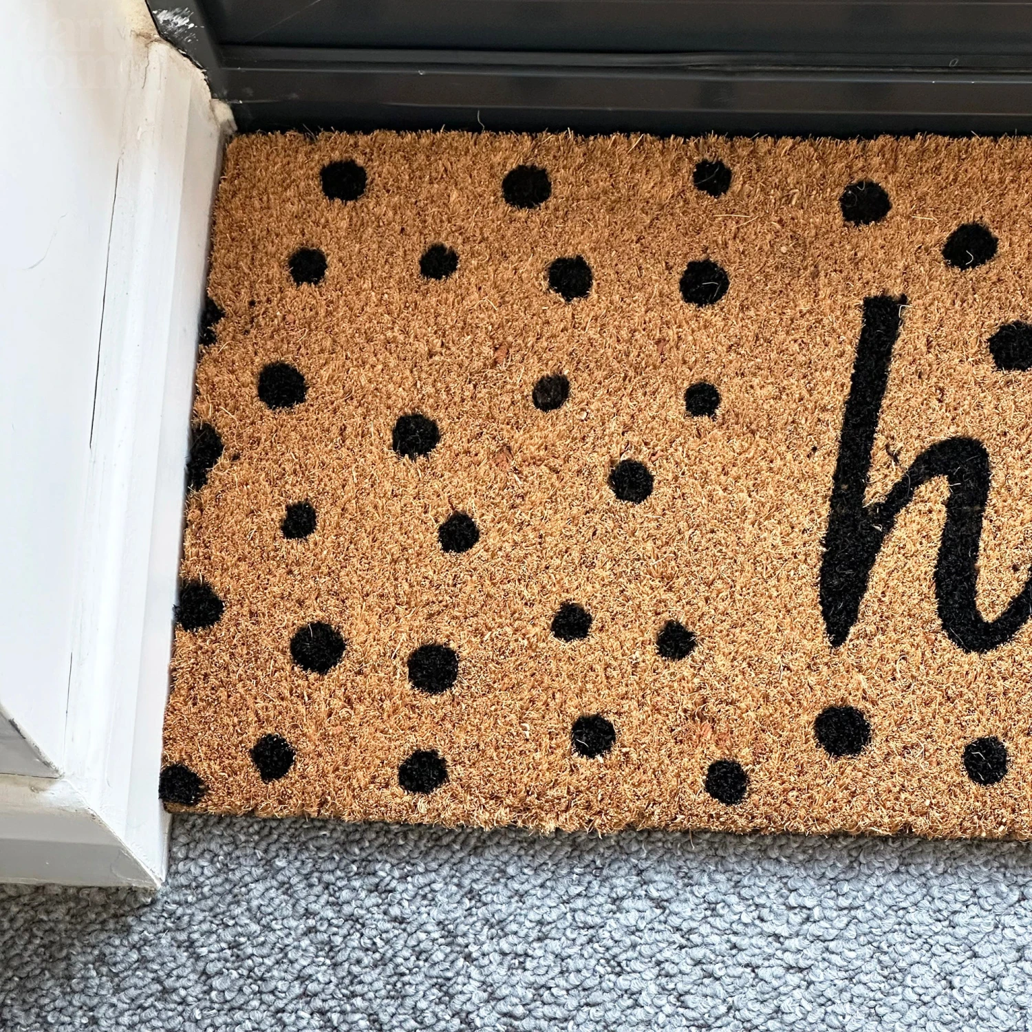 Darthome Limited Polka Dot Hello Door Mat 75x25cm 4 Darthome Limited Polka Dot Hello Door Mat 75x25cm - Image 4