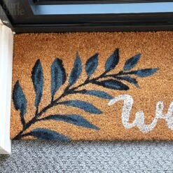 Darthome Limited Tropical Leaf Welcome Door Mat 75x25cm -Decor Garden Shop IMG E2558