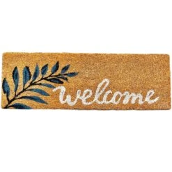 Darthome Limited Tropical Leaf Welcome Door Mat 75x25cm -Decor Garden Shop IMG E2561copy
