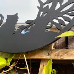 Darthome Limited Cat In The Bushes Silhouette Garden Mirror -Decor Garden Shop IMG E2580