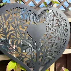 Darthome Limited Love Heart Silhouette Garden Mirror -Decor Garden Shop IMG E2596