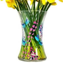 Darthome Limited Hand Painted Glass Dragonfly Vase -Decor Garden Shop IMG E2600copy