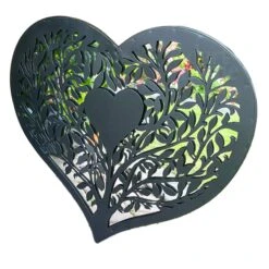 Darthome Limited Love Heart Silhouette Garden Mirror -Decor Garden Shop IMG E2601copy
