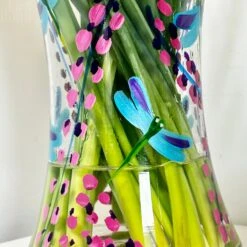 Darthome Limited Hand Painted Glass Dragonfly Vase -Decor Garden Shop IMG E2602 11545e89 c188 4f47 9c18 3087eade8014