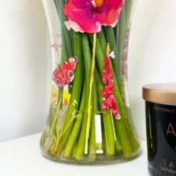 Darthome Limited Hand Painted Glass I Love You Mum Vase -Decor Garden Shop IMG E2648 eeba9300 bd71 479a a218 5cf2dd8ce35d