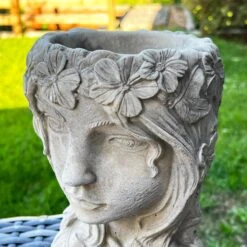 Darthome Limited Stone Elf Queen Planter 13x20cm -Decor Garden Shop IMG E2758