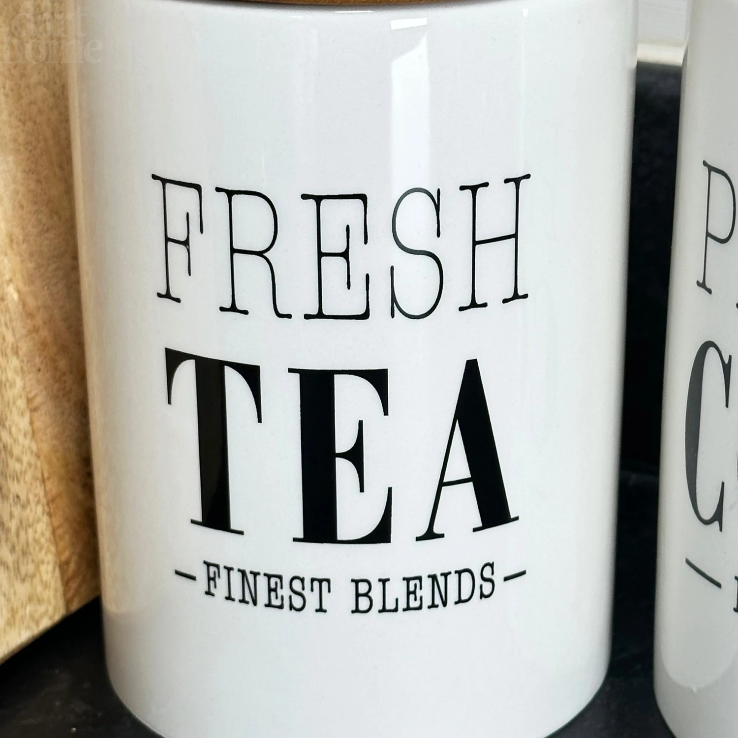 Darthome Limited Cream Ceramic Tea Coffee Sugar Canisters 8 Darthome Limited Cream Ceramic Tea Coffee Sugar Canisters - Image 8