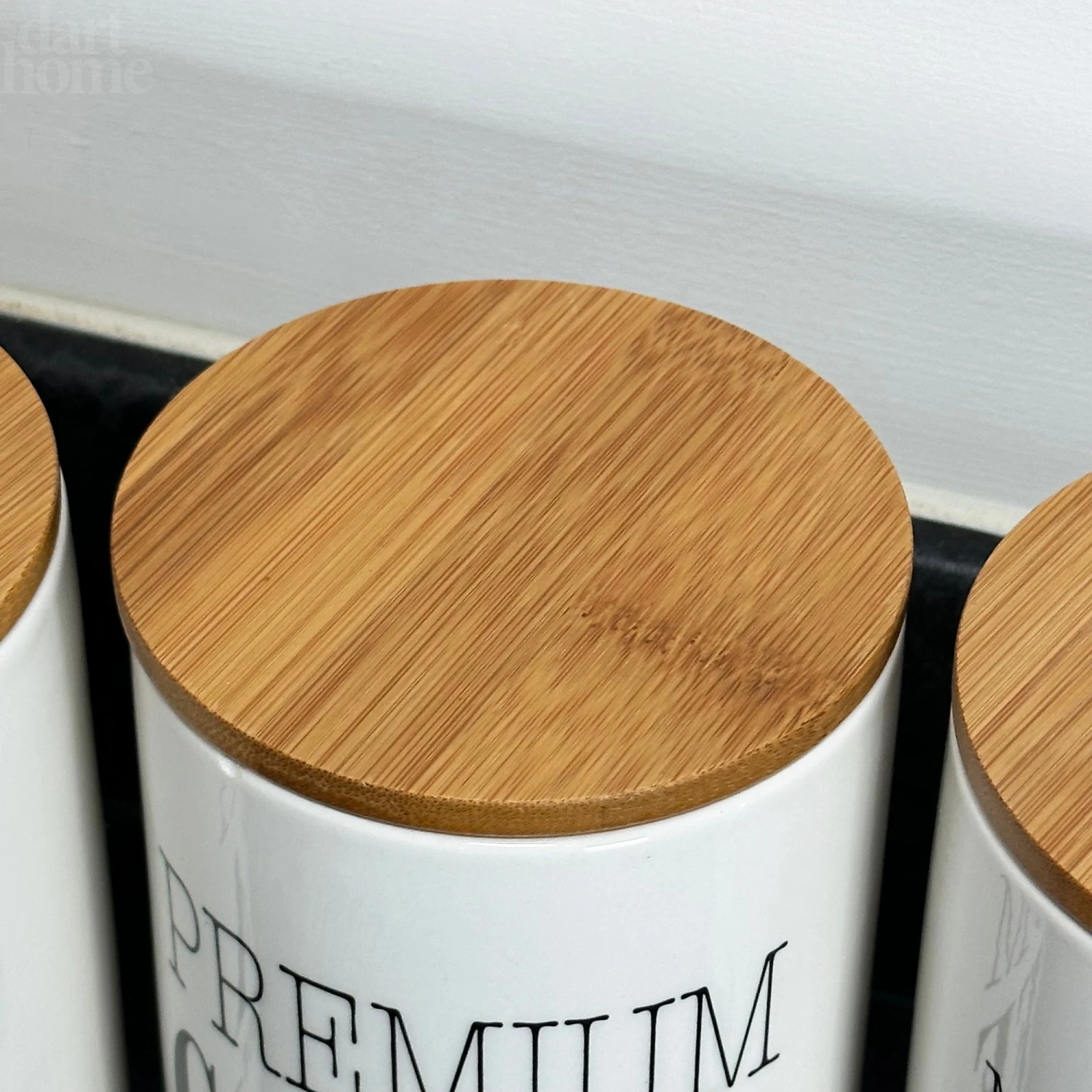 Darthome Limited Cream Ceramic Tea Coffee Sugar Canisters 9 Darthome Limited Cream Ceramic Tea Coffee Sugar Canisters - Image 9