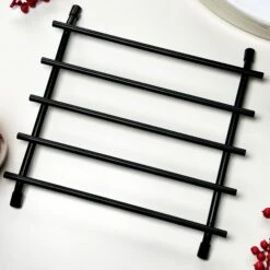 Darthome Limited Black Steel Square Trivet