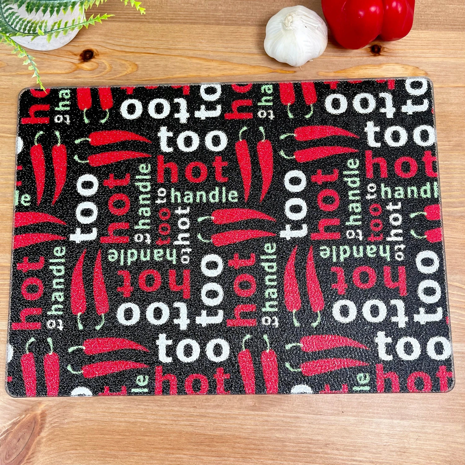 Darthome Limited Glass Chopping Board Hot Chillis 1 Darthome Limited Glass Chopping Board Hot Chillis
