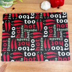 Darthome Limited Glass Chopping Board Hot Chillis