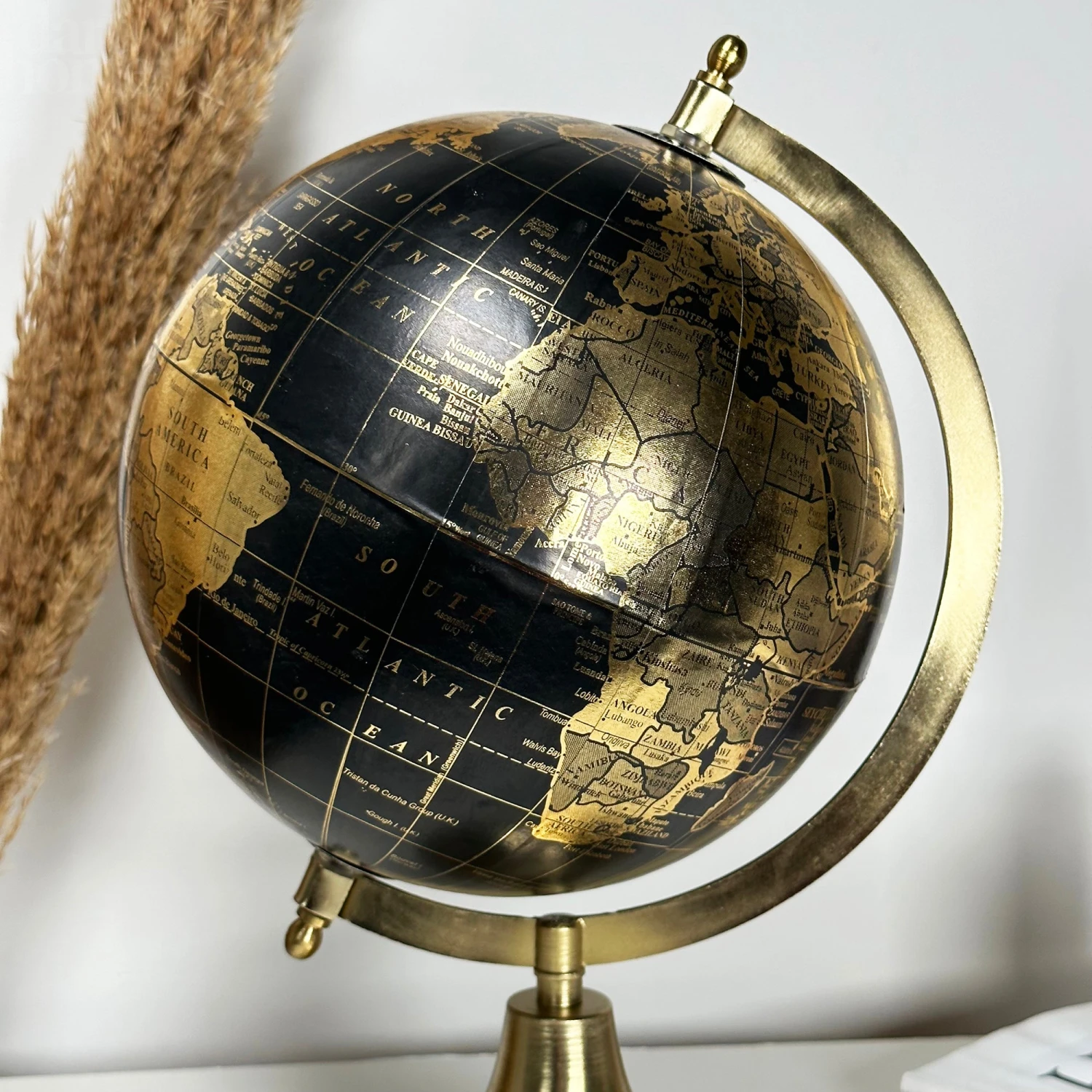 Darthome Limited Decorative Globe On Gold Metal Stand 3 Darthome Limited Decorative Globe On Gold Metal Stand - Image 3