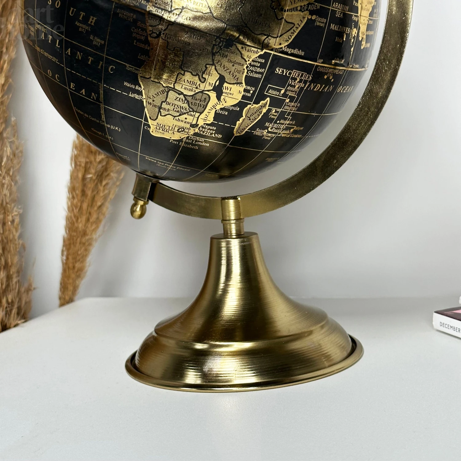 Darthome Limited Decorative Globe On Gold Metal Stand 5 Darthome Limited Decorative Globe On Gold Metal Stand - Image 5