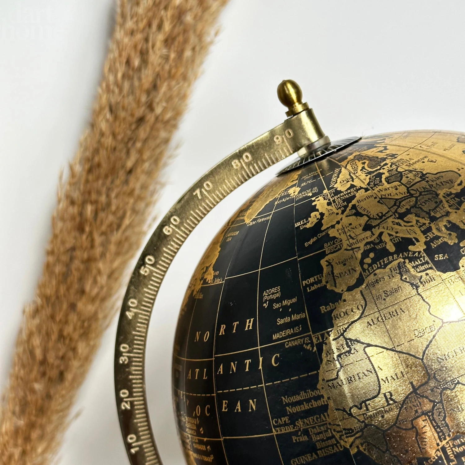 Darthome Limited Decorative Globe On Gold Metal Stand 7 Darthome Limited Decorative Globe On Gold Metal Stand - Image 7