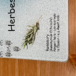 Darthome Limited Glass Chopping Board Herbs De Provence -Decor Garden Shop IMG E2905