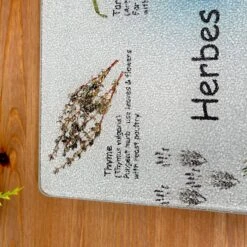 Darthome Limited Glass Chopping Board Herbs De Provence -Decor Garden Shop IMG E2906