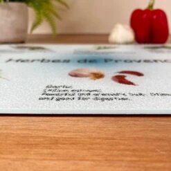 Darthome Limited Glass Chopping Board Herbs De Provence -Decor Garden Shop IMG E2909