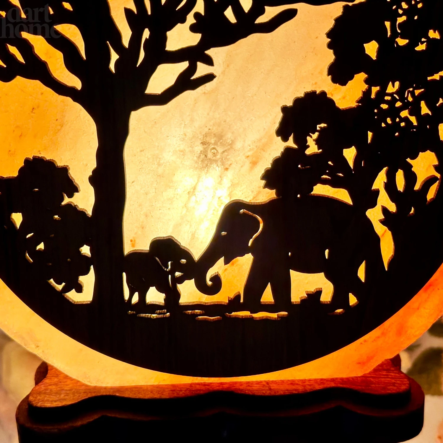 Darthome Limited Elephant Sunset Salt Lamp 11 Darthome Limited Elephant Sunset Salt Lamp - Image 11