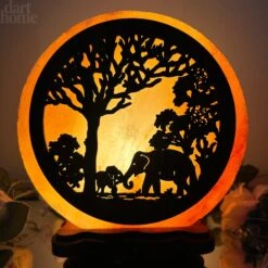 Darthome Limited Elephant Sunset Salt Lamp 26 Darthome Limited Elephant Sunset Salt Lamp -Decor Garden Shop IMG E2970