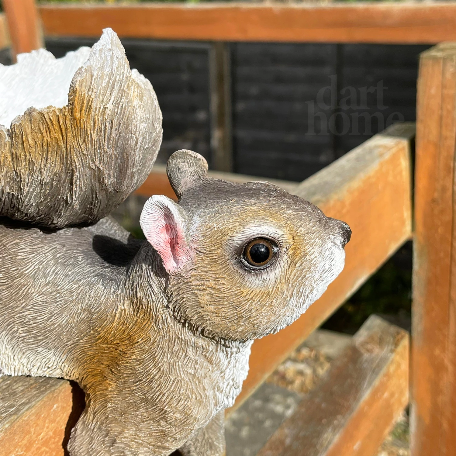 Darthome Limited Resin Fence Mounted Squirrel Bird Feeder 2 Darthome Limited Resin Fence Mounted Squirrel Bird Feeder - Image 2