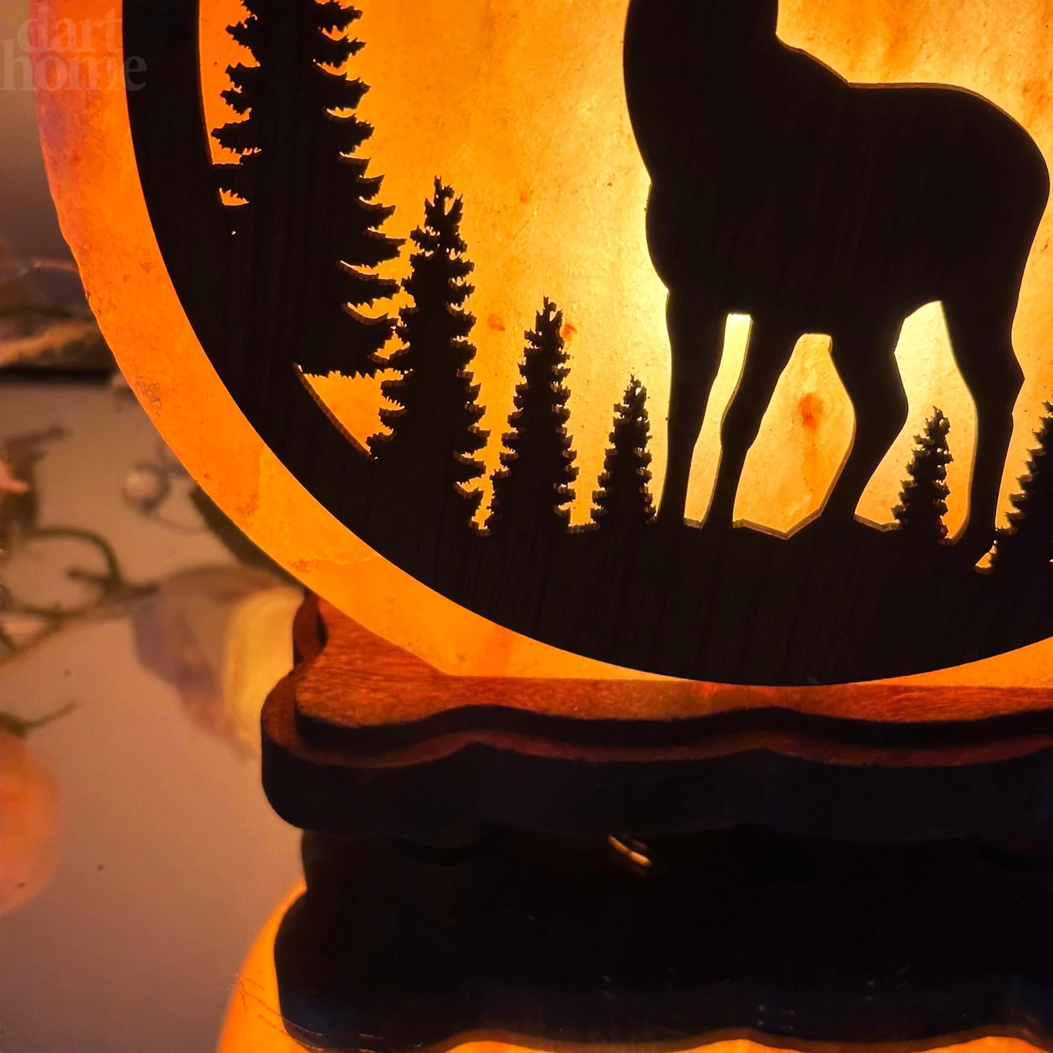 Darthome Limited Winter Stag Salt Lamp 6 Darthome Limited Winter Stag Salt Lamp - Image 6