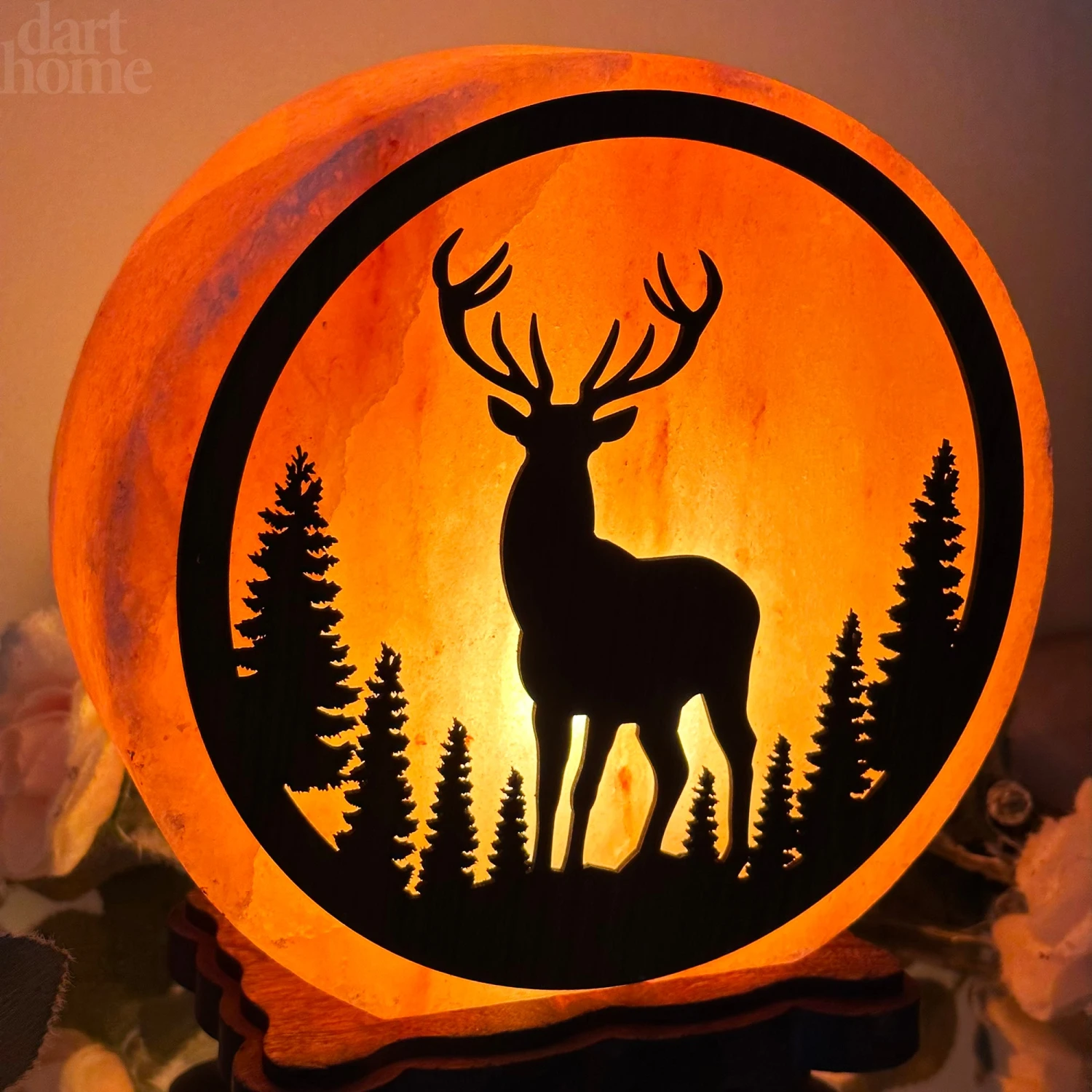 Darthome Limited Winter Stag Salt Lamp 2 Darthome Limited Winter Stag Salt Lamp - Image 2