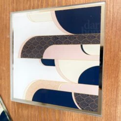 Darthome Limited Glass Art Deco Coasters Set Of 4 12 Darthome Limited Glass Art Deco Coasters Set Of 4 -Decor Garden Shop IMG E3016