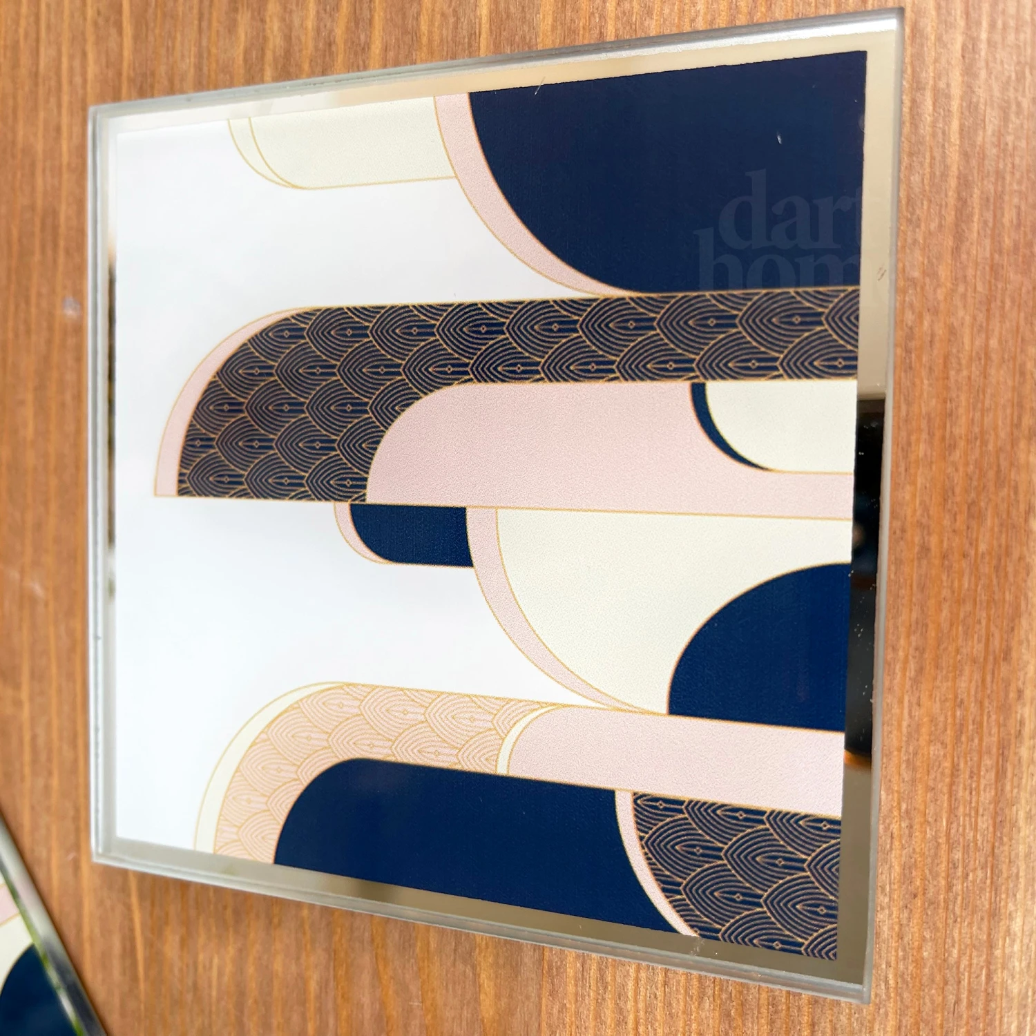 Darthome Limited Glass Art Deco Coasters Set Of 4 5 Darthome Limited Glass Art Deco Coasters Set Of 4 - Image 5