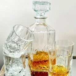 Darthome Limited 5pc Crystal Whiskey Decanter Set -Decor Garden Shop IMG E3048