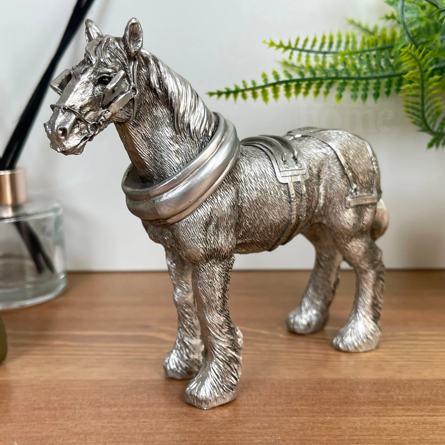 Darthome Limited Silver Shire Horse Figurine 7 Darthome Limited Silver Shire Horse Figurine - Image 7